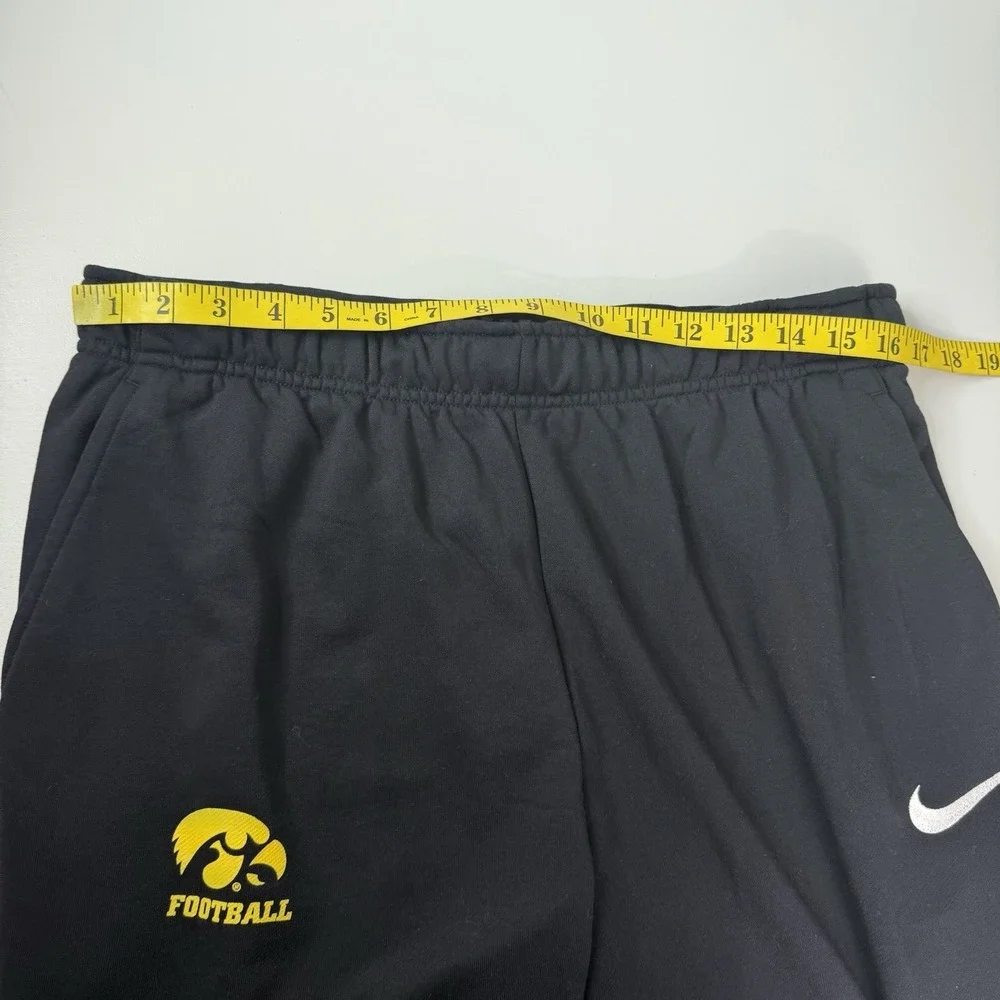Iowa Hawkeyes Sweatpants Mens Large Black NCAA Football Nike Fleece Joggers